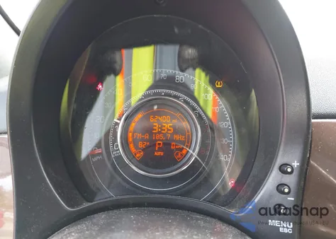 2012 Fiat 500 Sport from USA, damaged, VIN 3C3CFFBR6CT110427